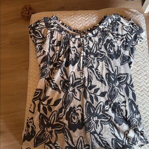 Cato Monochrome Floral Blouse